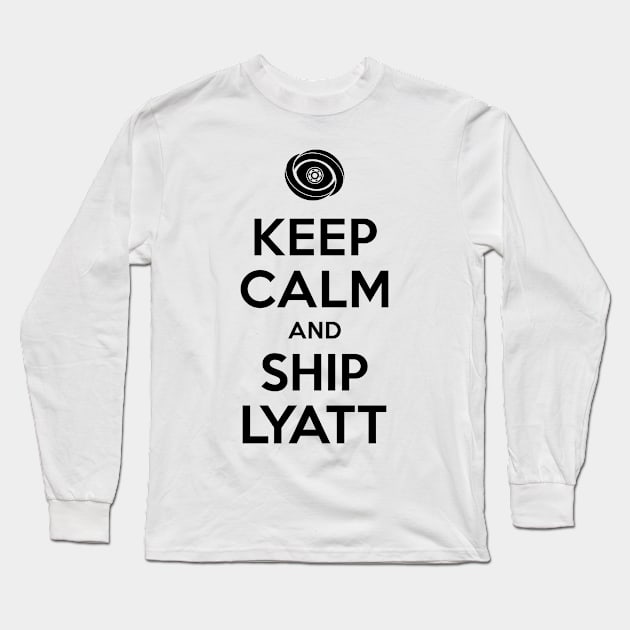 Timeless - Keep Calm And Ship Lyatt Long Sleeve T-Shirt by BadCatDesigns